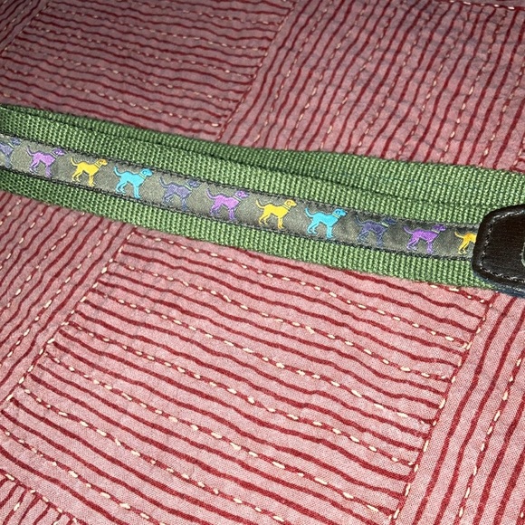 Joules Green Belt with Colorful Dog Patterns “safari belt” - Picture 3 of 10